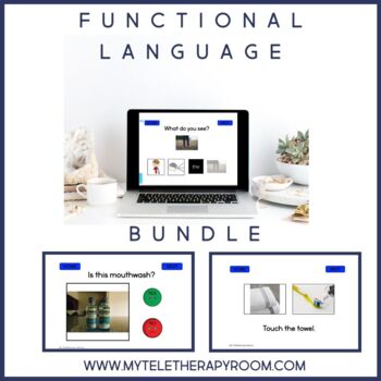 Preview of Functional Language Bundle (Boom Cards) (No Print)