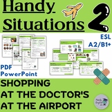 Functional Language Bundle ESL ELL airport doctor's shoppi