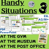 Functional Language Bundle ESL ELL post office gym museum 