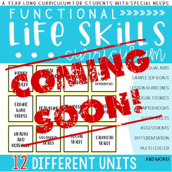 Preview of Functional Life Skills Curriculum {for students with special needs}