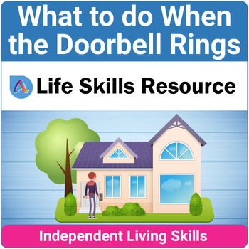 Preview of Independent Living Skills SPED Safety Activity for How to Answer the Doorbell