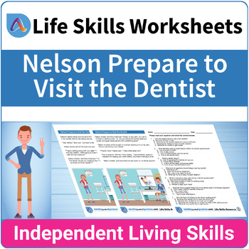 Preview of Executive Functioning Skills Short Story - Nelson Prepare to Visit the Dentist