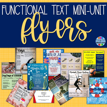 Preview of Functional Literacy Mini-Unit: Flyers