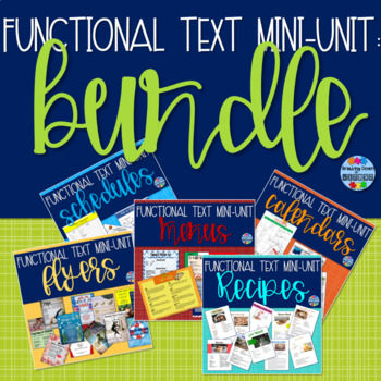 Preview of Functional Literacy Mini-Units BUNDLE