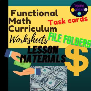 Preview of Functional Math Curriculum: Money, Shopping, Next Dollar up,withdrawals, deposit