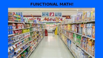 Preview of Functional/Applied Math - Store Style!!