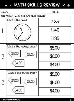 functional math worksheets level 2 by rebecca ratterman tpt