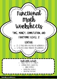 Functional Math Worksheets: Level 2