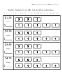Functional Money Math Dollar Up and Find Bills up to 20 do