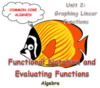 Preview of Functional Notation and Evaluating Functions