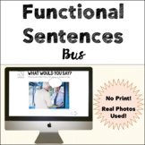 Functional Phrases/Sentences - Bus - Life Skills - No Print