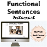 Functional Phrases/Sentences - Restaurant - Life Skills - 