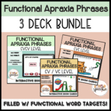 Functional Phrases for Apraxia : Boom Card Bundle!