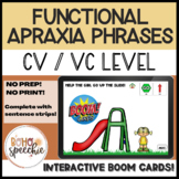 Functional Phrases for Apraxia : CV/VC Words