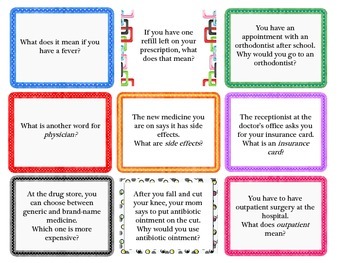Functional Questions Task Cards by SLR- Speech Language Resources Therapy
