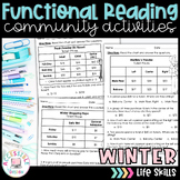 Functional Reading Activities - Winter Community Events 