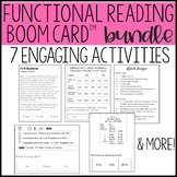 Functional Reading Boom Card Bundle