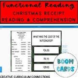 Functional Reading Christmas Shopping Receipt Reading & Co