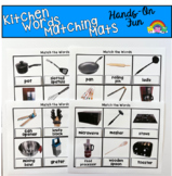 Functional Sight Words Matching Mats:  Kitchen Words