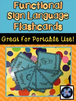 Preview of Functional Sign Language Flashcards
