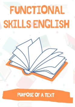 Preview of Functional Skills English - Different Purposes of a Text: 2X Reading Tasks