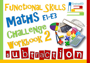 Preview of Functional Skills Maths - Challenge Workbook 2 - Subtraction