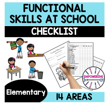 Preview of Functional Skills at School Checklist Evaluation OCCUPATIONAL THERAPY SPED