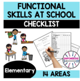 Functional Skills at School Checklist Evaluation OCCUPATIO