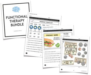 Preview of Functional Speech Therapy Materials Bundle