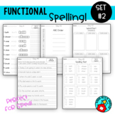 Functional Spelling  Set #2  Special Education or  Resource