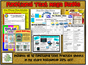 Preview of Functional Text Mega Bundle