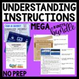 Functional Text - Understanding Instructions MEGA BUNDLE -