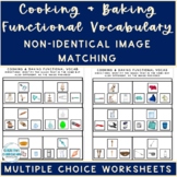 Functional Vocabulary Cooking/Baking Non Identical Image: 