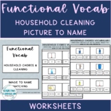 Functional Vocabulary Household Chores Image To Name Match