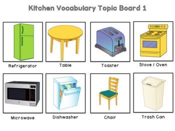ESL Vocabulary Bundle: Household Objects