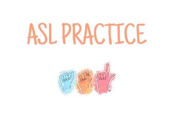 Preview of Functional Vocabulary in American Sign Language (ASL) - FREE SAMPLE (5 Slides)