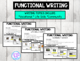 Functional Writing BUNDLE: Vocational, Life Skills and Community