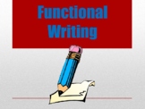 Functional Writing Five-Lessons Presentation