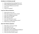 Functional cognitive-linguistic questions for SNF/acute/re