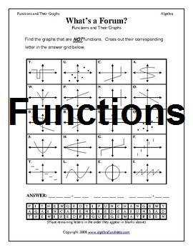 Relations and functions worksheet algebra 2