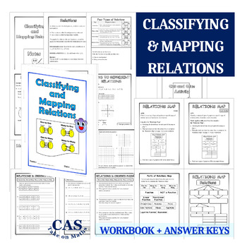 Preview of Functions-Classifying and Mapping Relations Workbook
