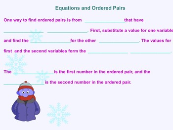 Preview of Functions, Function Notations, Equations and Tables Smartboard Notes/Assgn