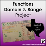 Functions, Domain & Range Project