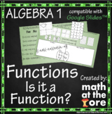 Functions - Is it a Function? for Google Slides™