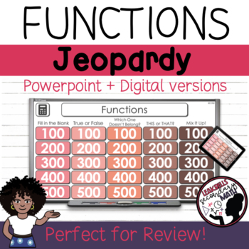 Preview of Functions | Jeopardy Game | PLUS Digital Access