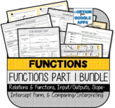 Functions Part 1 Bundle
