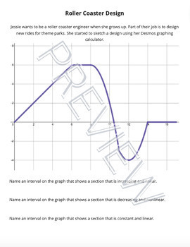 Preview of Functions | Performance Task