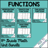 Functions Notes and Practice Bundle