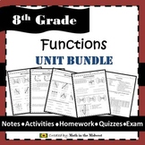 Functions Unit Bundle -  8.F.1, 8.F.2, 8.F.3, 8.F.4, 8.F.5