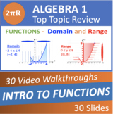 Functions(2) Top Slides & Video Walkthroughs - Algebra 1 (L6)
